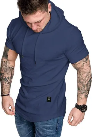 Aiyino Men's S-5XL Athletic Hoodies Sport Sweatshirt Solid Color Fashion Pullover