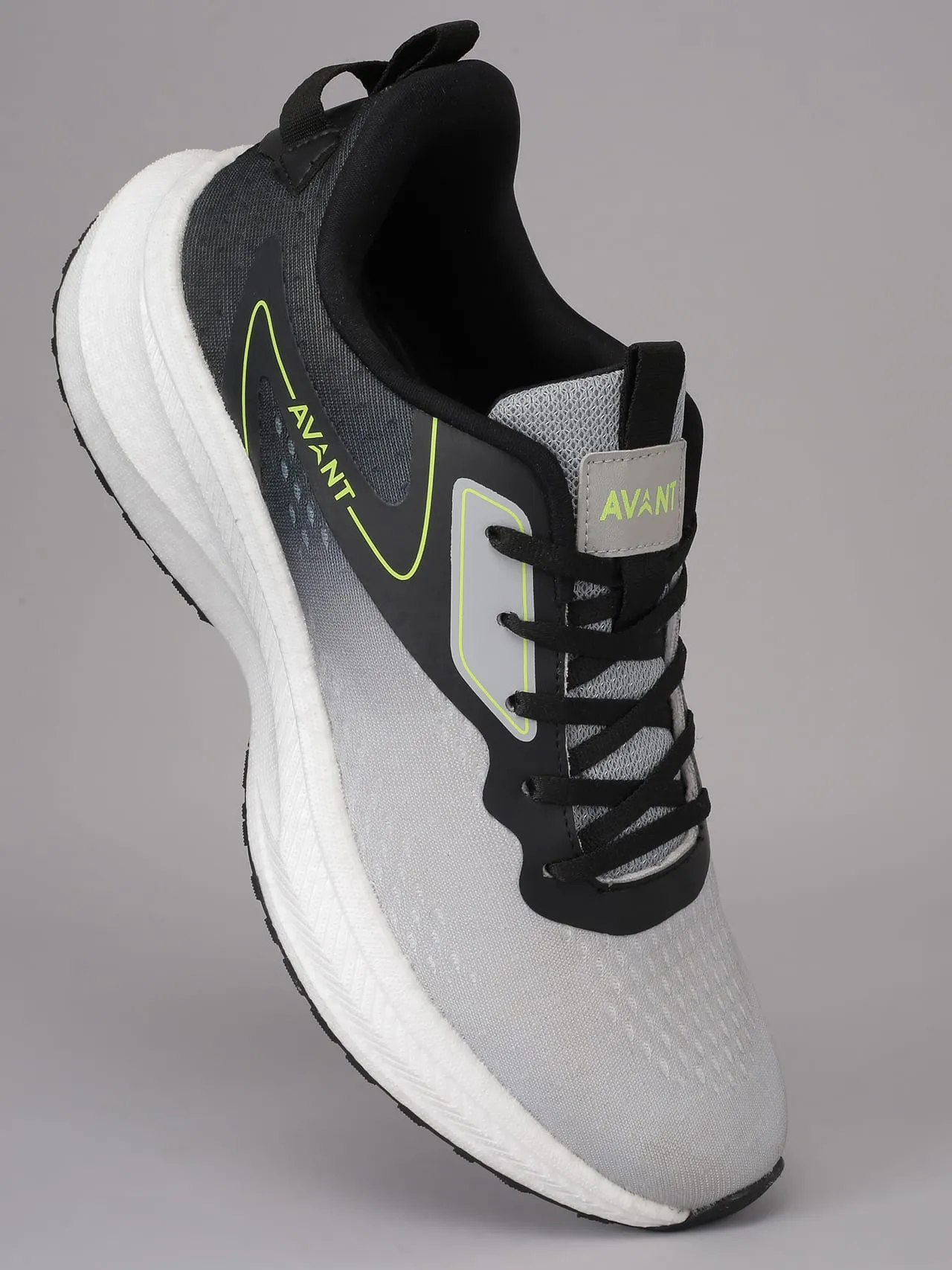 Avant Men's Punch Running Shoes - L.Grey/Black