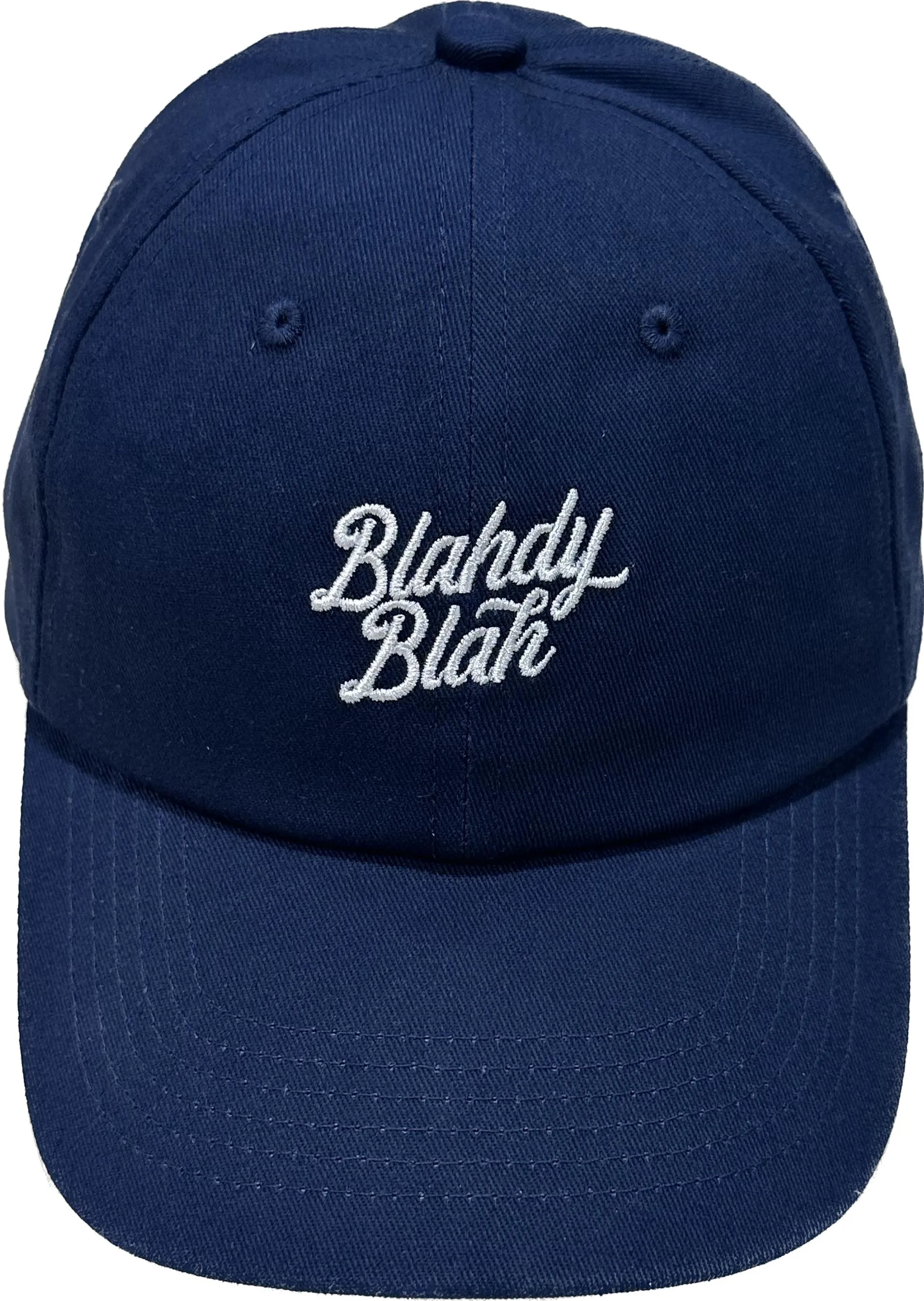 Blahdy Blah Logo Cap: NAVY