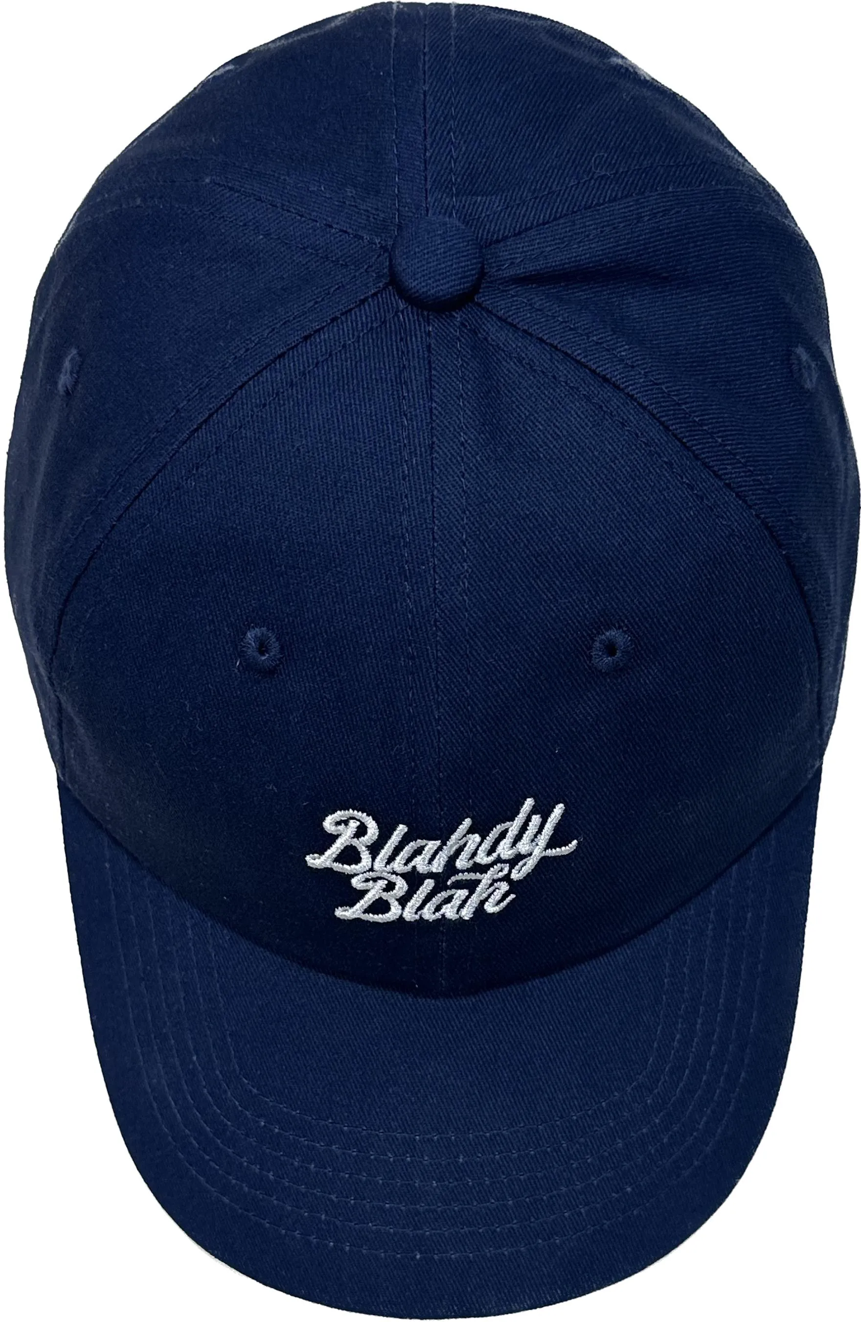 Blahdy Blah Logo Cap: NAVY