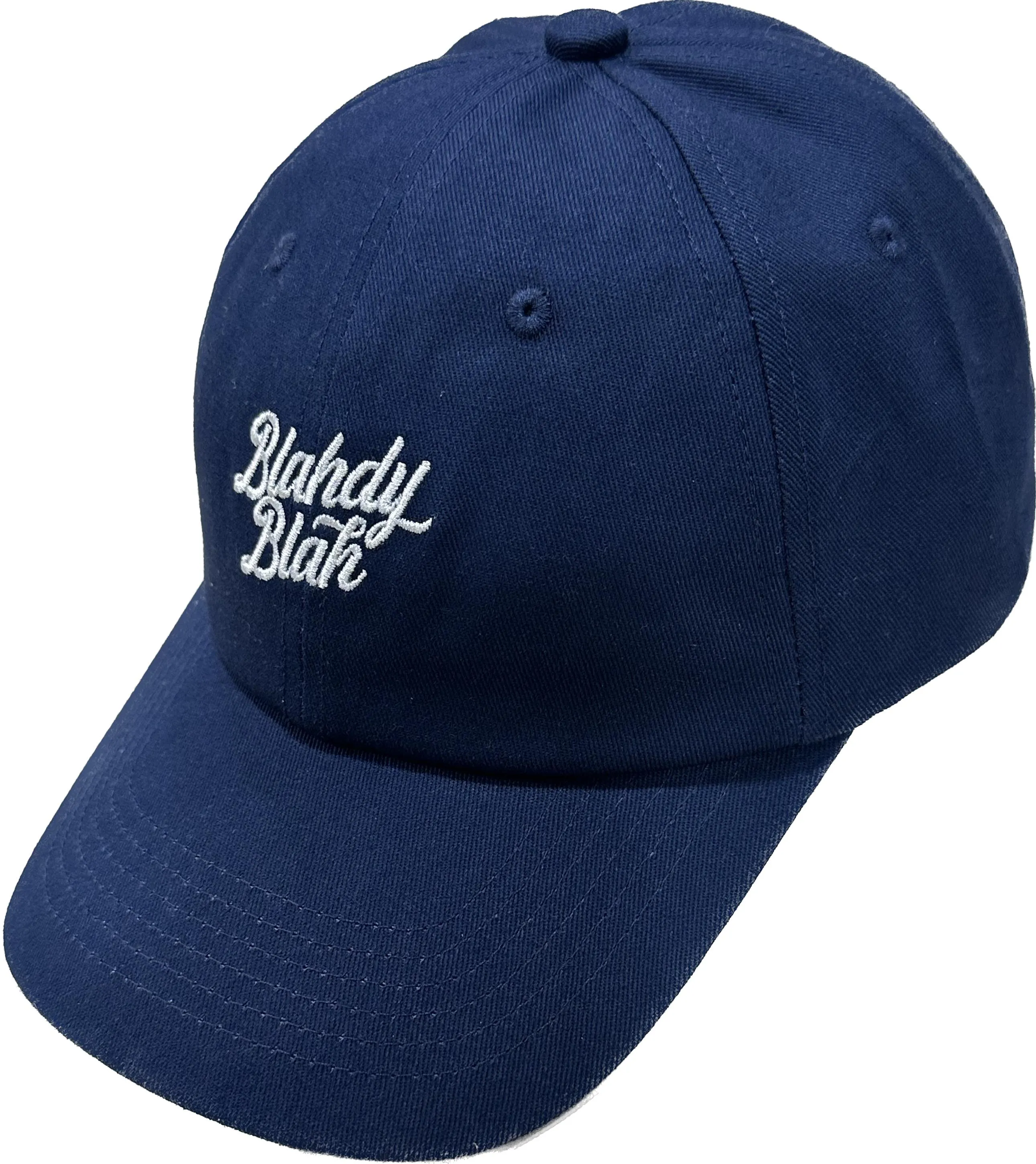 Blahdy Blah Logo Cap: NAVY