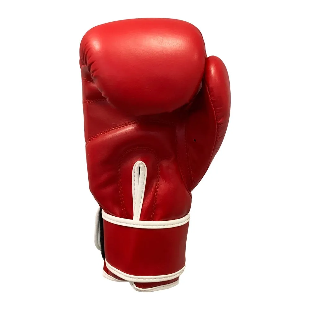 Boxing Gloves Men Women Plain Red