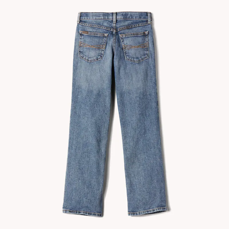 Boys Ariat 10023449 B5 Slim Stretch Legacy Stackable Straight Leg Jean