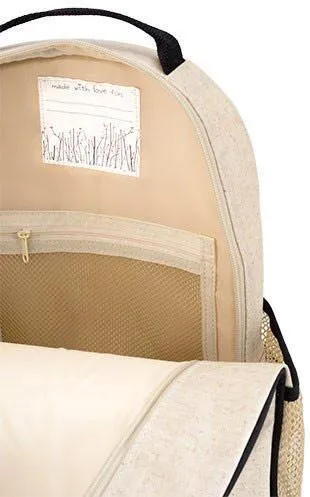 Bunny Tile Toddler Backpack - Raw Linen