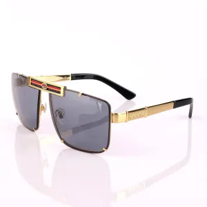 Crested Gold Handle and Plastic Sunglasses