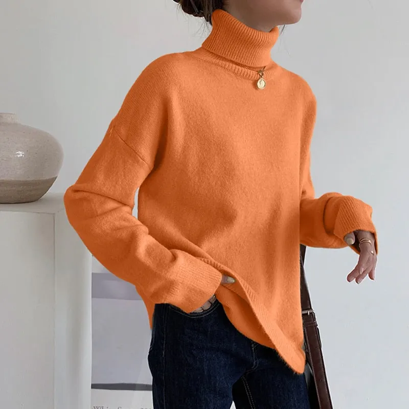 Elegant Turtle Neck Sweater