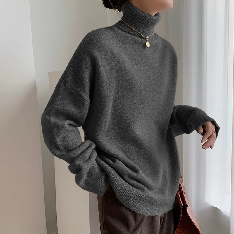 Elegant Turtle Neck Sweater