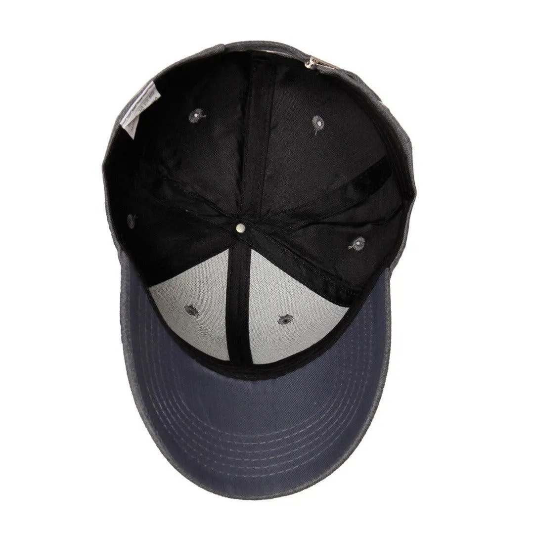 FabSeasons Medium Grey Plain Cotton Unisex Free Size with Buckle Baseball Cap