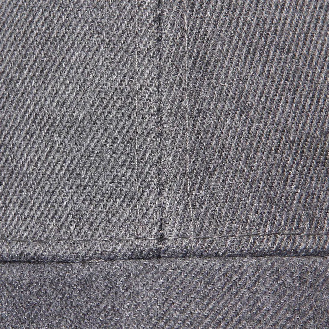 FabSeasons Medium Grey Plain Cotton Unisex Free Size with Buckle Baseball Cap