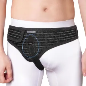 Inguinal Hernia Belt - Single Compression Pad Version