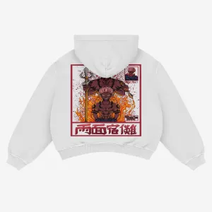 Jujutsu Kaisen Sukuna Fire Anime Hoodie - Embrace the Power of the King of Curses