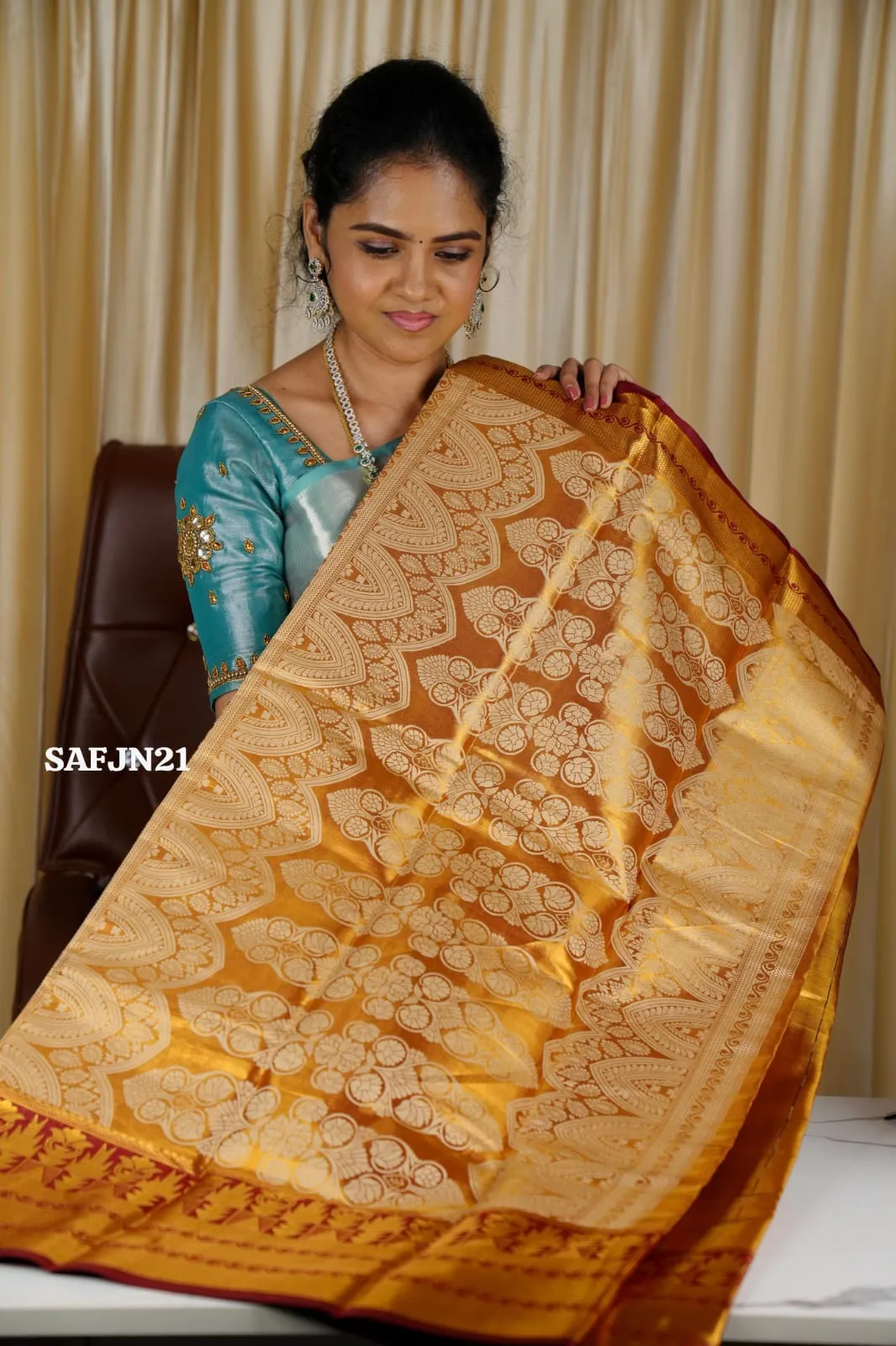 Kanchipuram inspired saree prebook🥳
