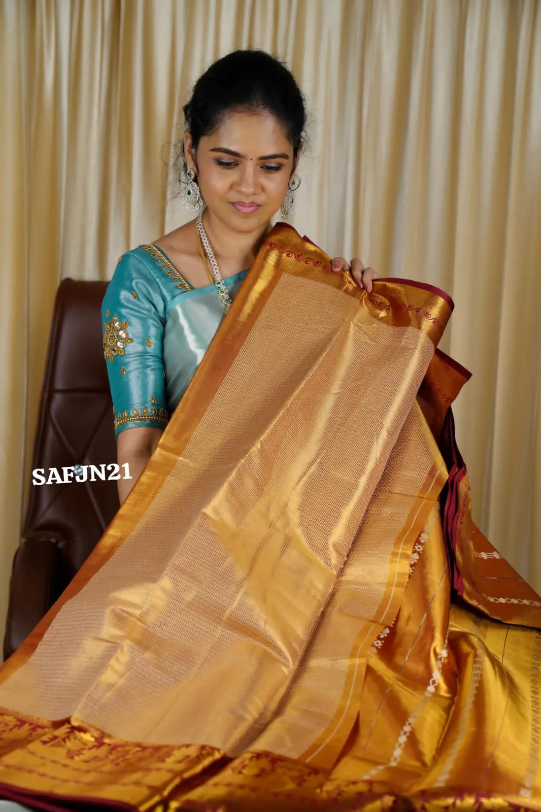 Kanchipuram inspired saree prebook🥳