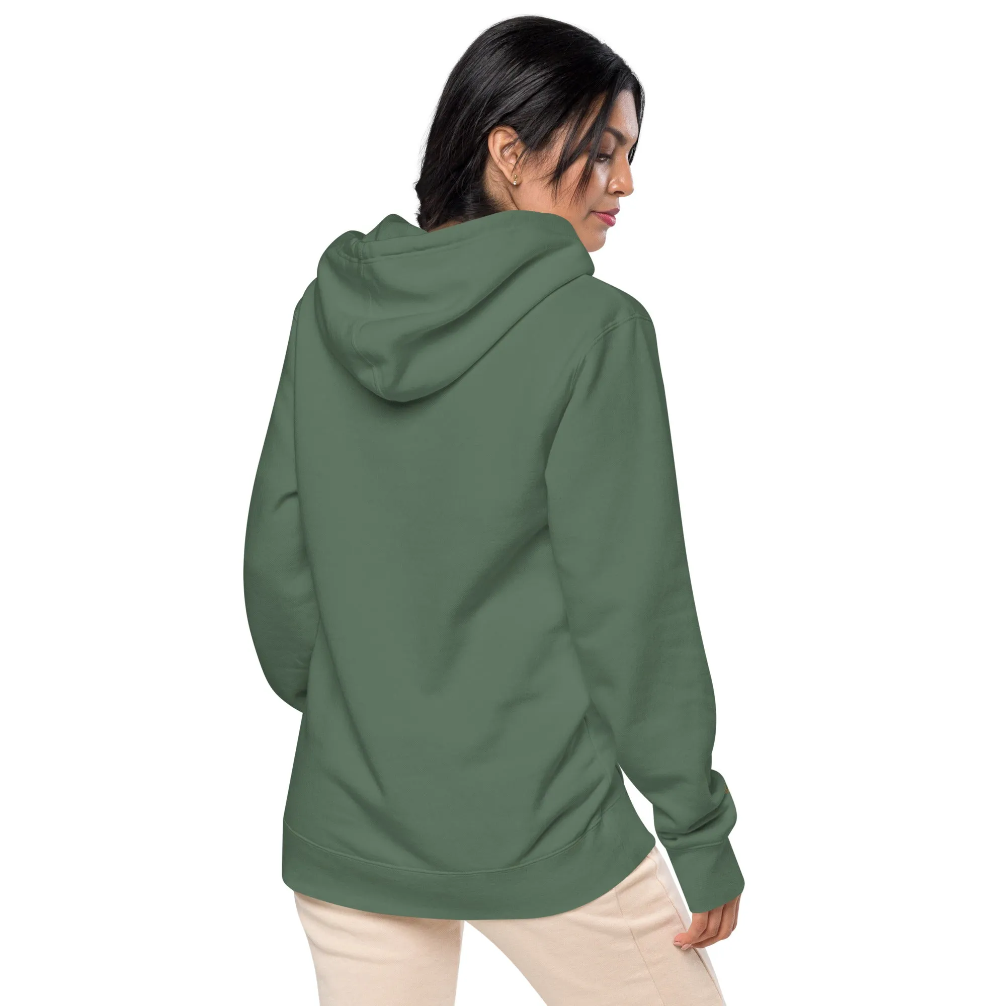Mama Embroidered Mother’s Gift Unisex Pigment-Dyed Hoodie