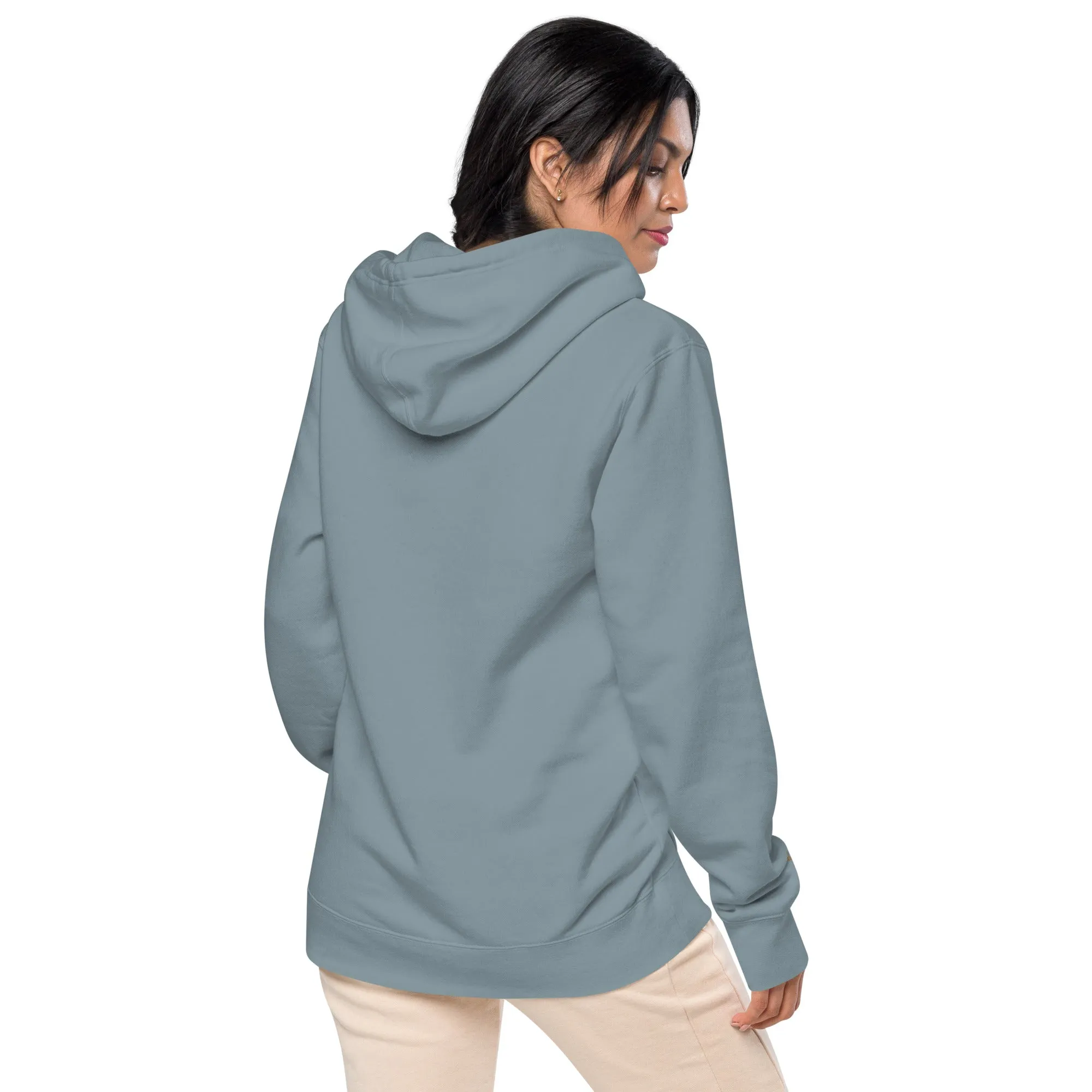 Mama Embroidered Mother’s Gift Unisex Pigment-Dyed Hoodie