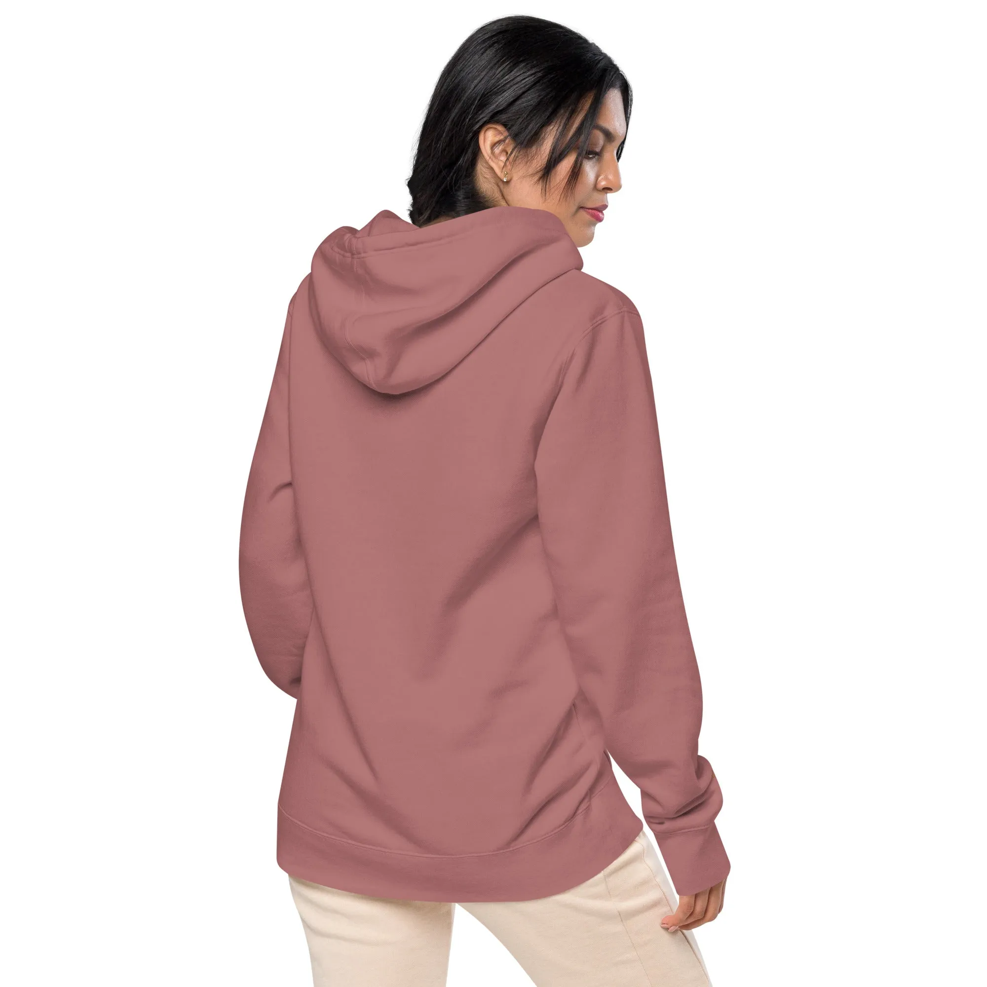 Mama Embroidered Mother’s Gift Unisex Pigment-Dyed Hoodie