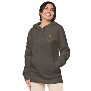 Mama Embroidered Mother’s Gift Unisex Pigment-Dyed Hoodie