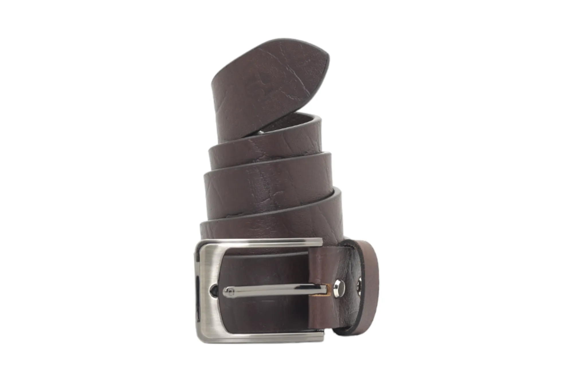 Mens Casual leather Belt 39001(BROWN)