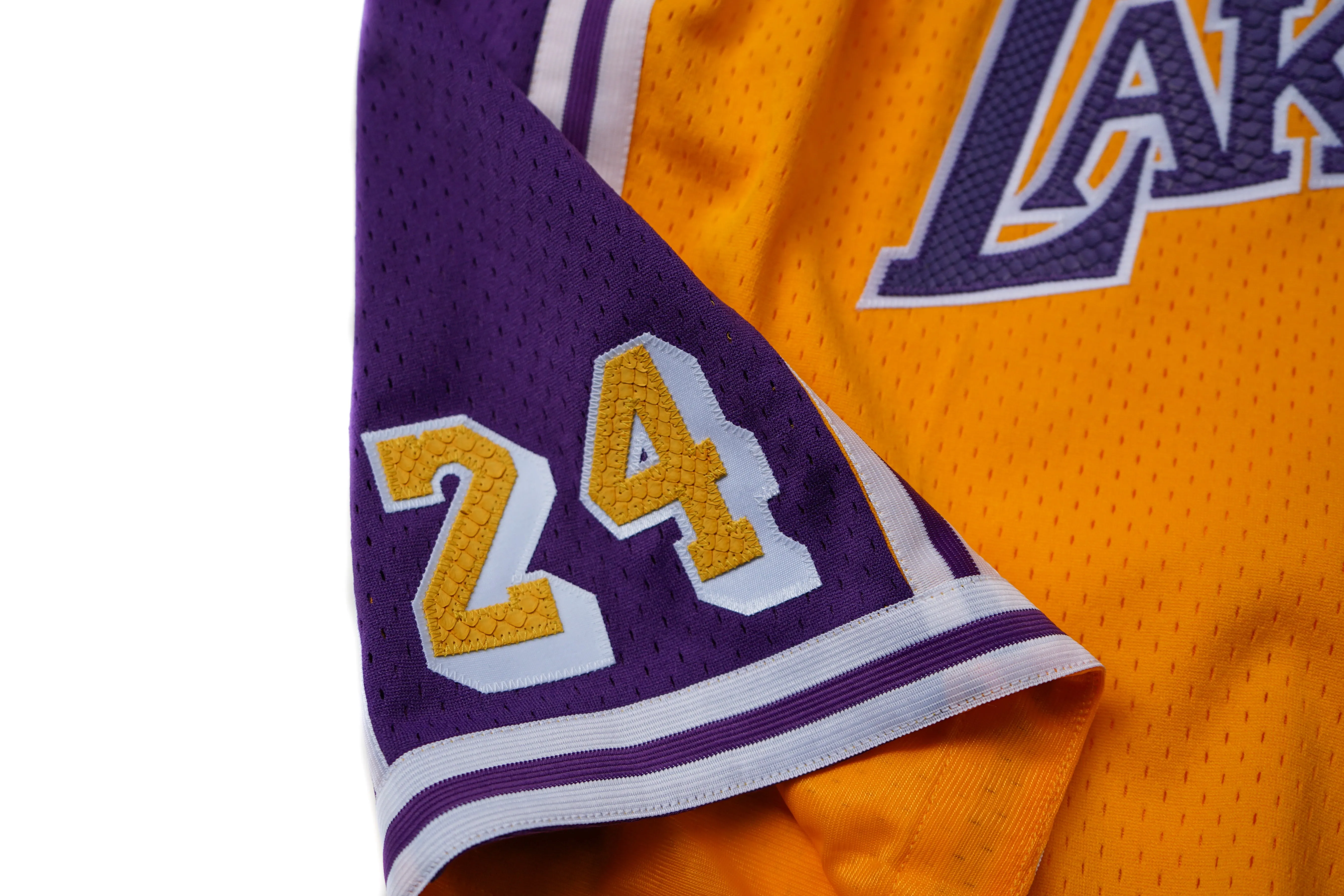 Mitchell & Ness Los Angeles Lakers 1996-1997 Kobe Bryant Edition Python Swingman Shorts (Home)