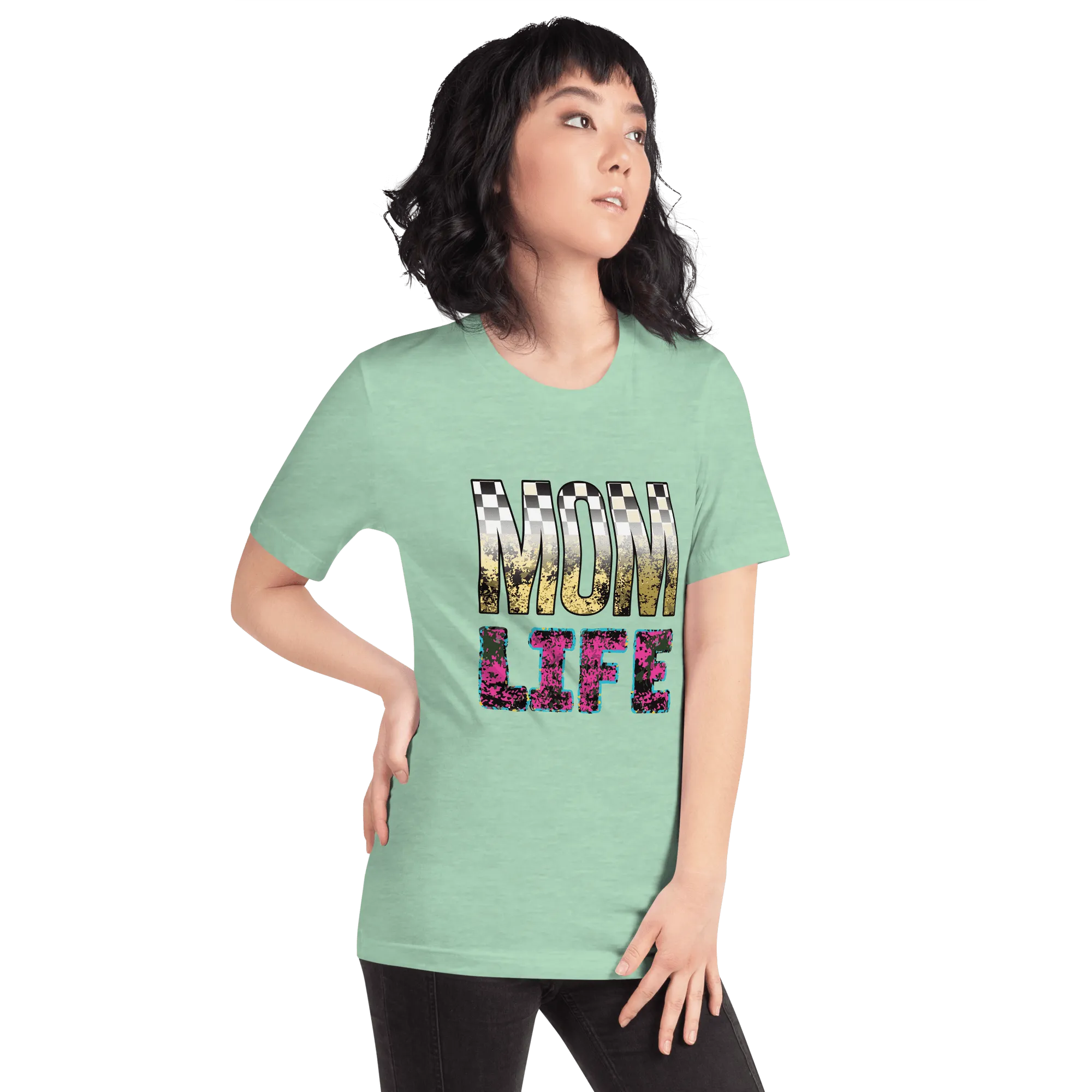 Mom Life Racing Unisex T-shirt