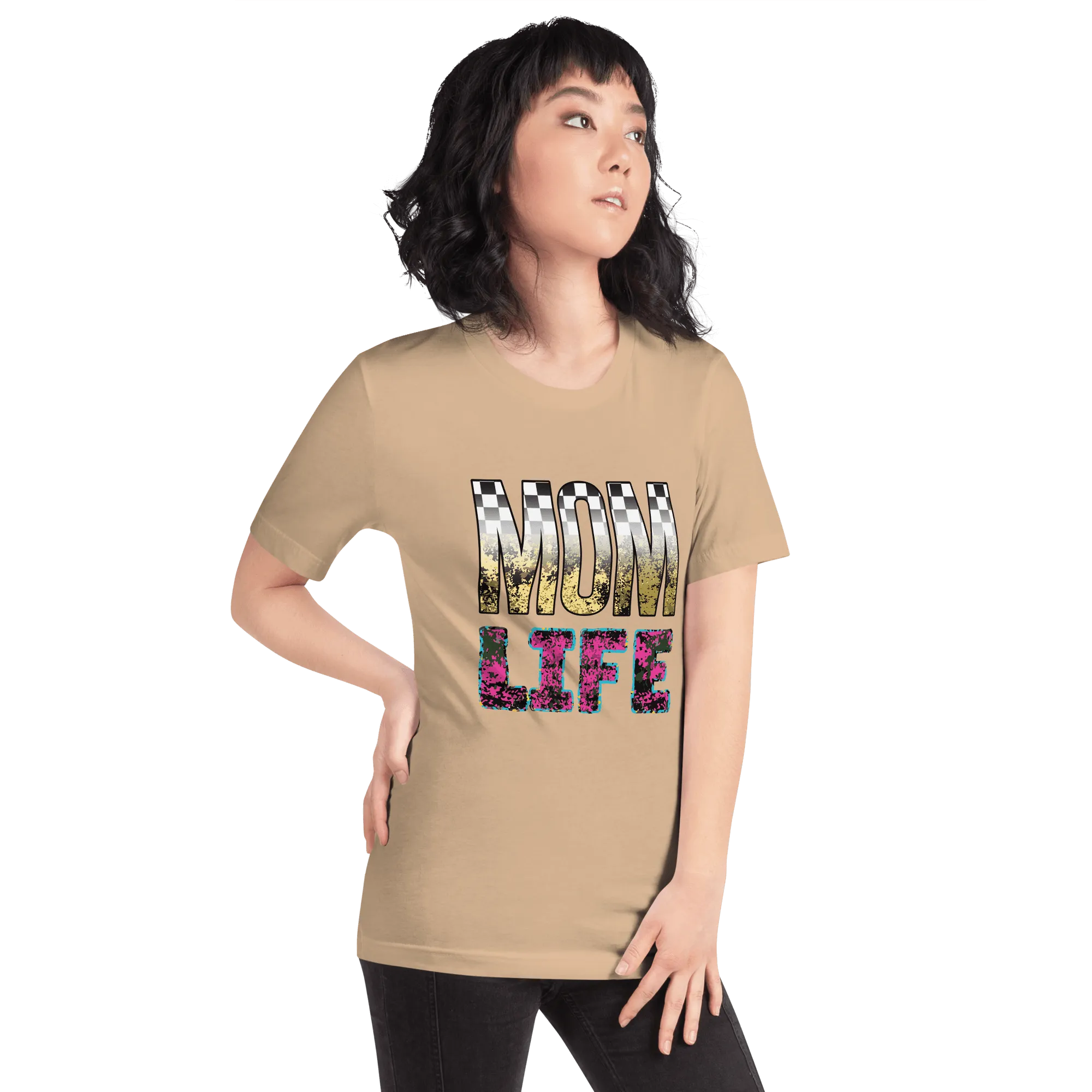 Mom Life Racing Unisex T-shirt