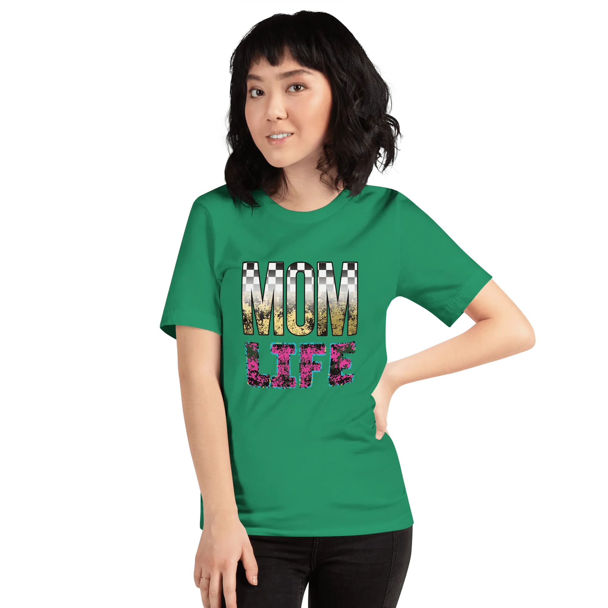 Mom Life Racing Unisex T-shirt