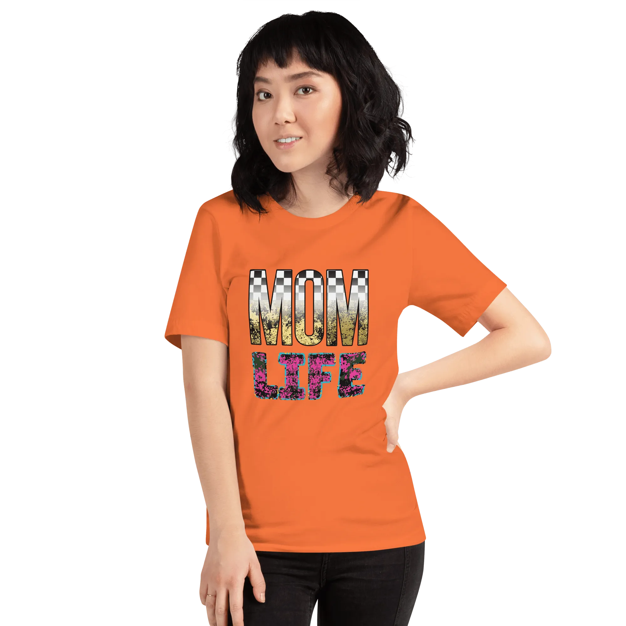 Mom Life Racing Unisex T-shirt