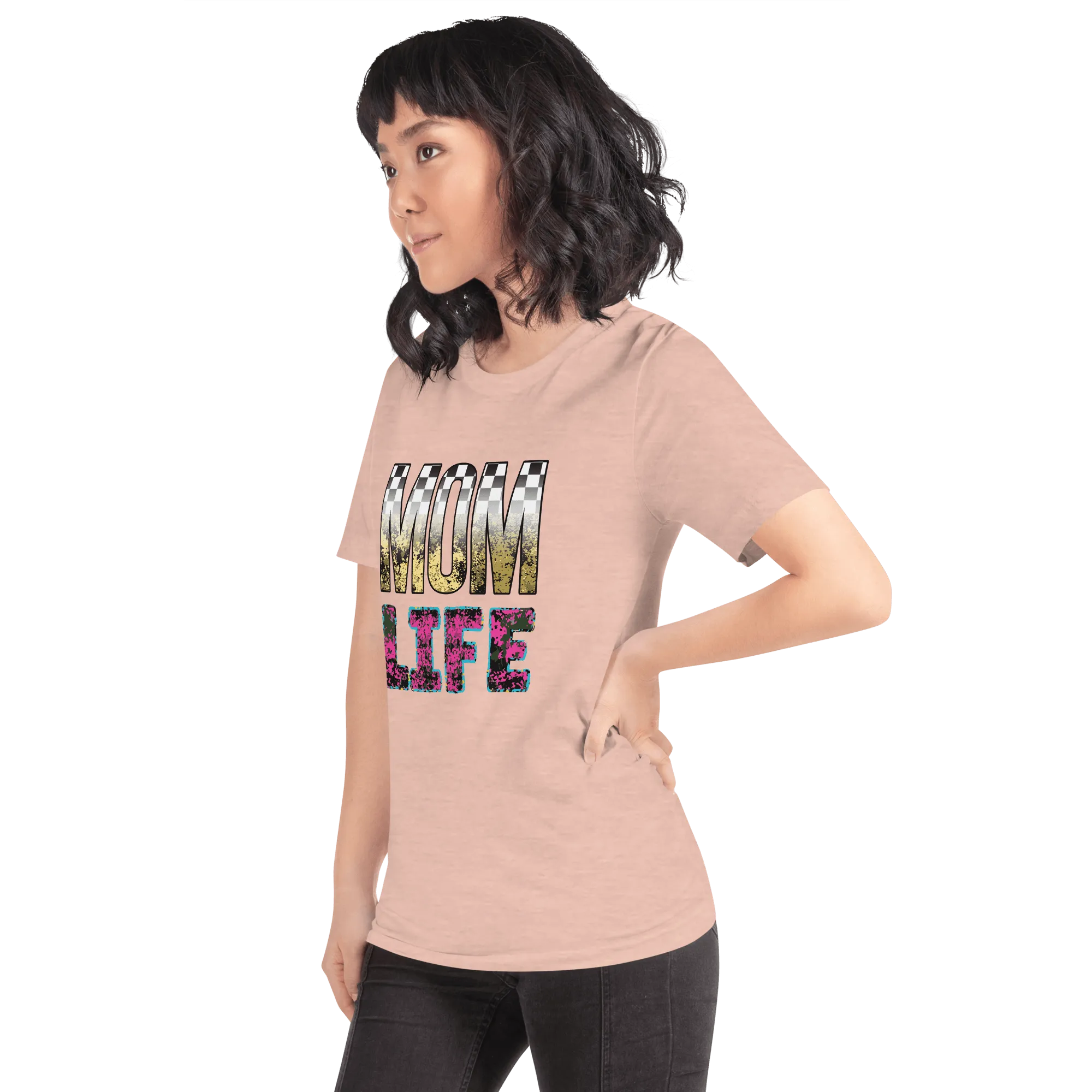Mom Life Racing Unisex T-shirt