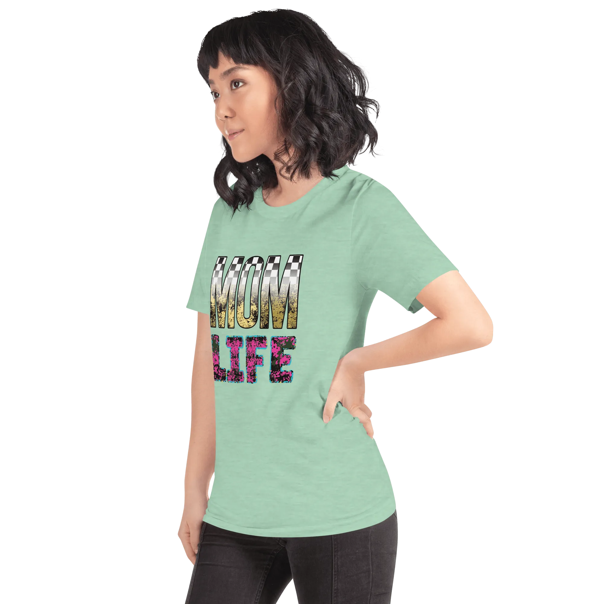Mom Life Racing Unisex T-shirt