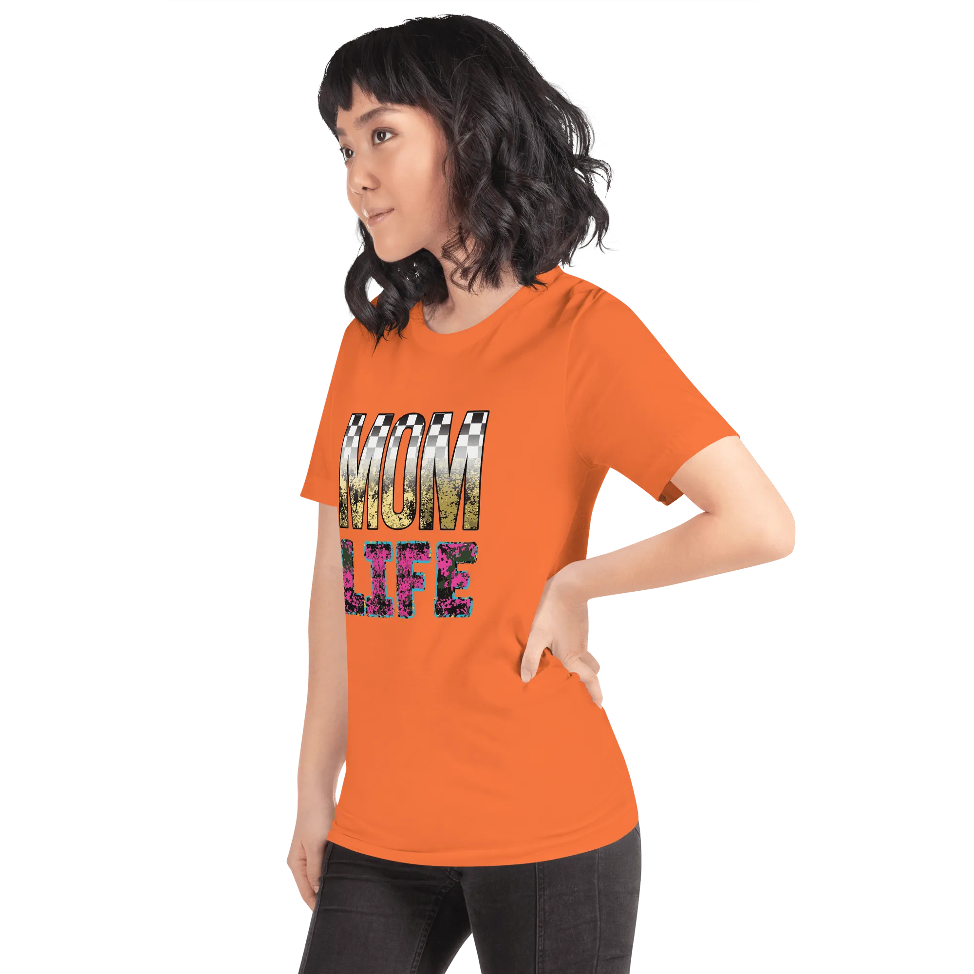 Mom Life Racing Unisex T-shirt