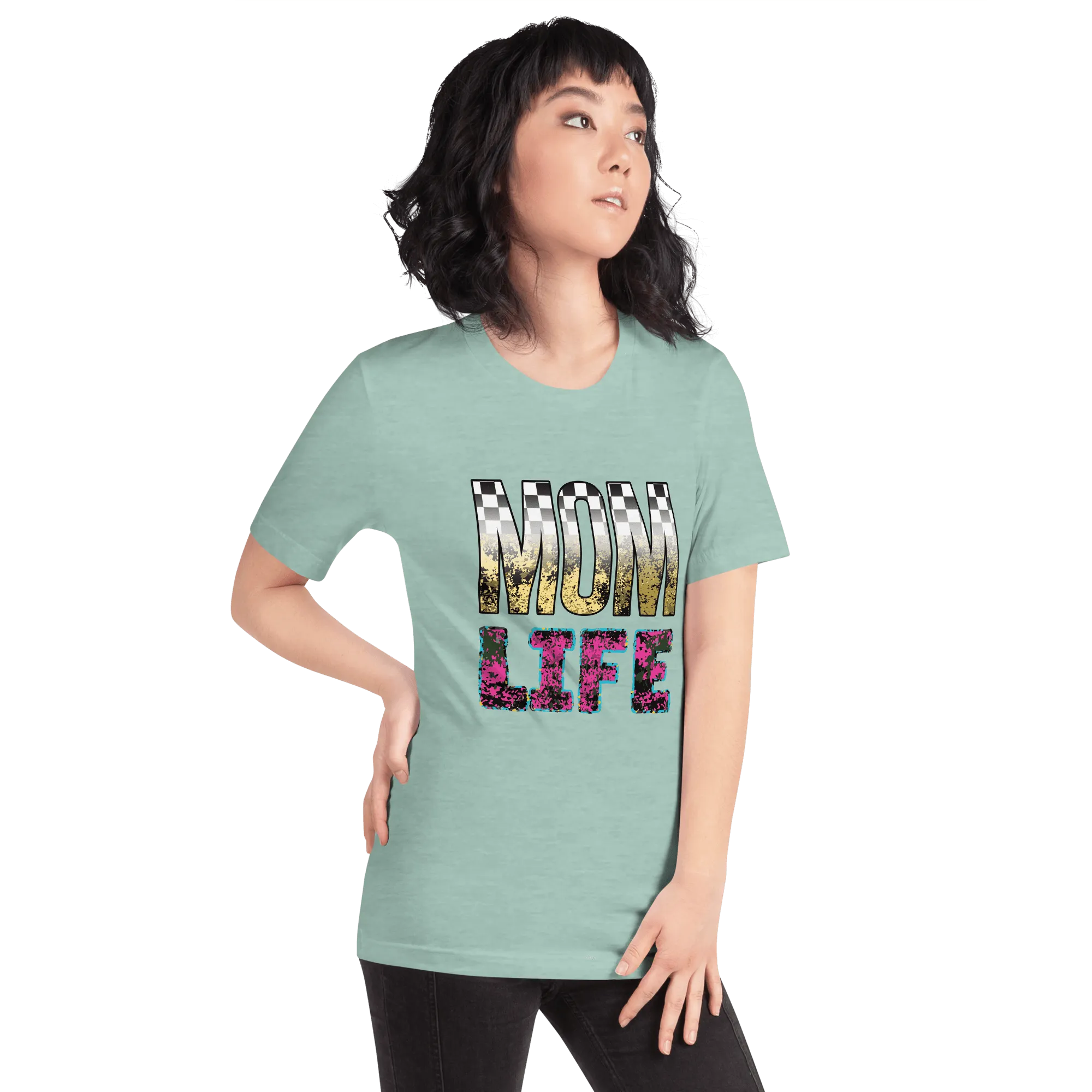 Mom Life Racing Unisex T-shirt