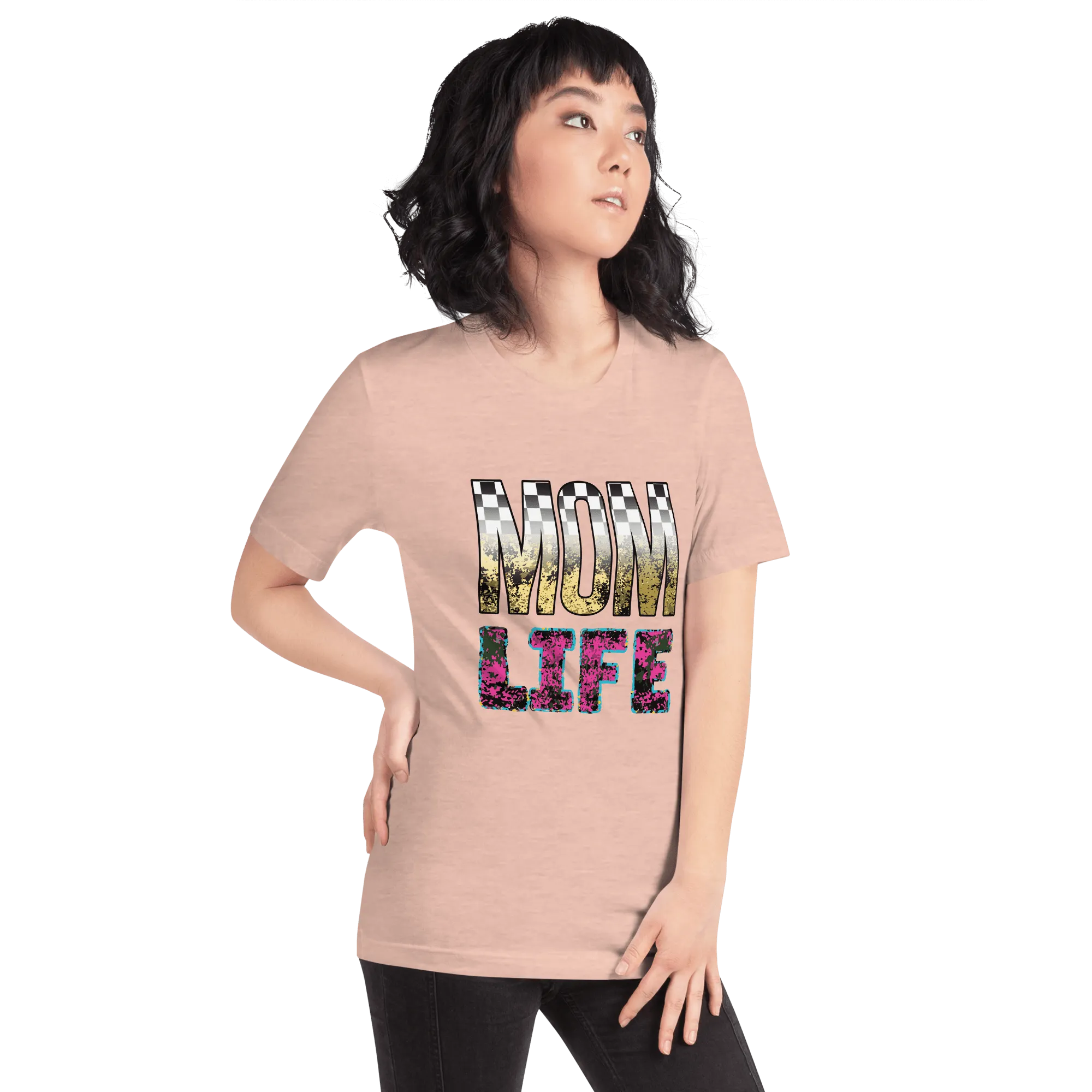 Mom Life Racing Unisex T-shirt