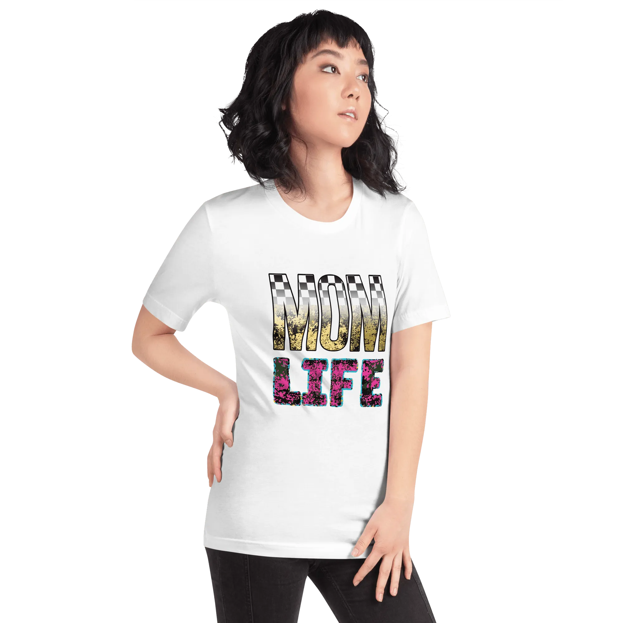 Mom Life Racing Unisex T-shirt