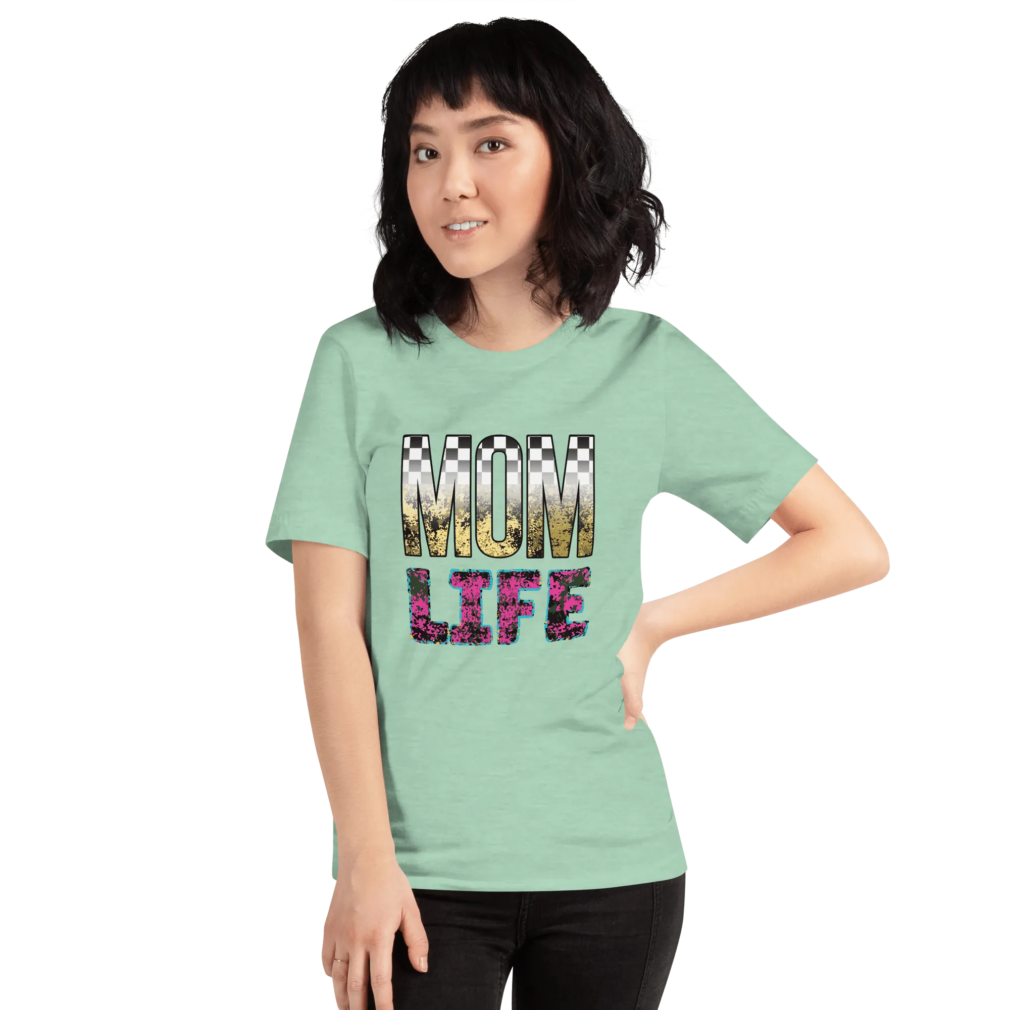 Mom Life Racing Unisex T-shirt