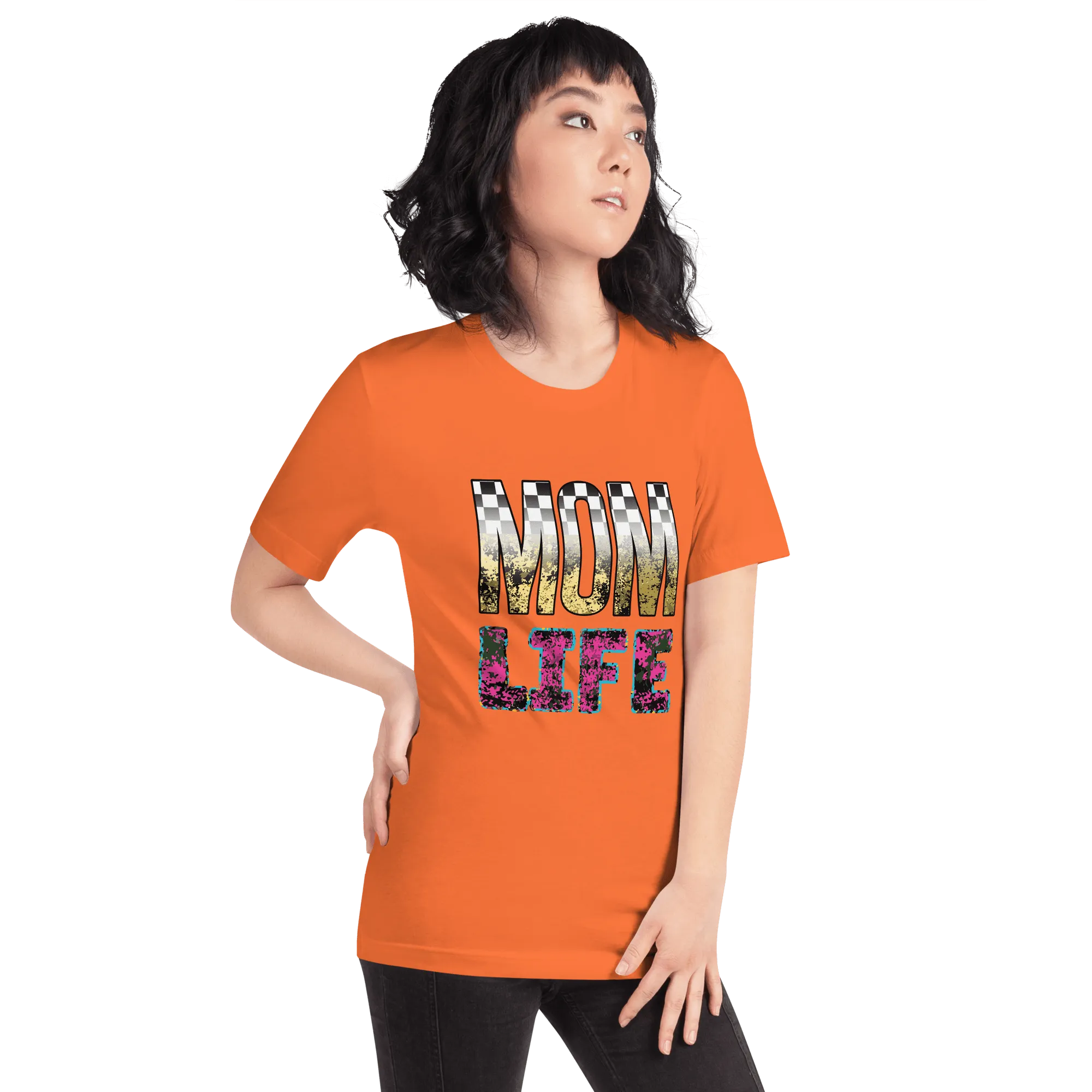 Mom Life Racing Unisex T-shirt
