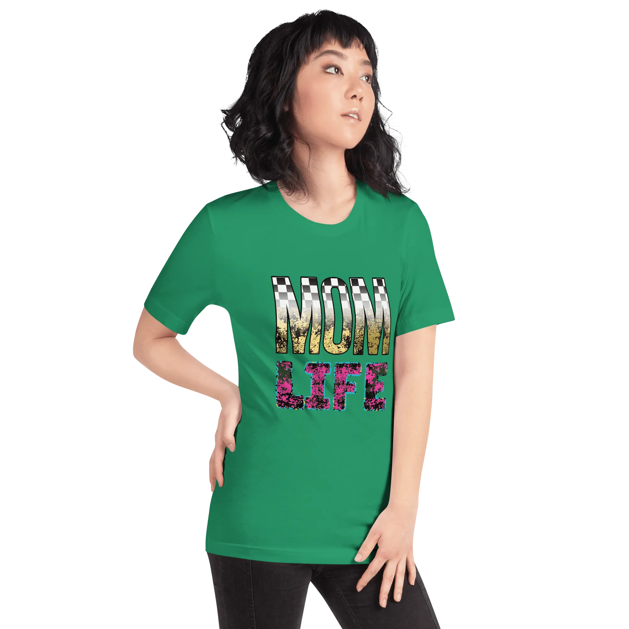 Mom Life Racing Unisex T-shirt