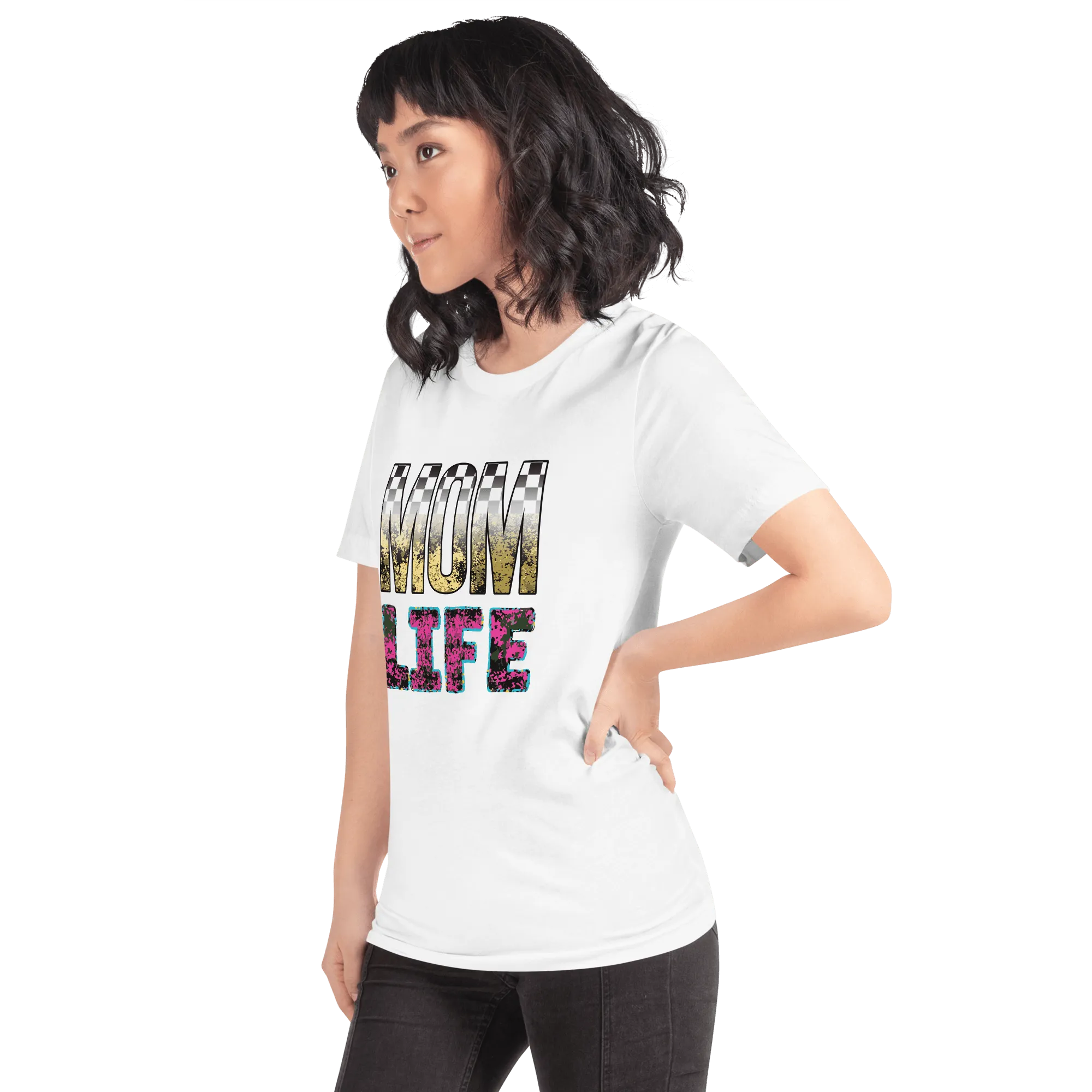 Mom Life Racing Unisex T-shirt