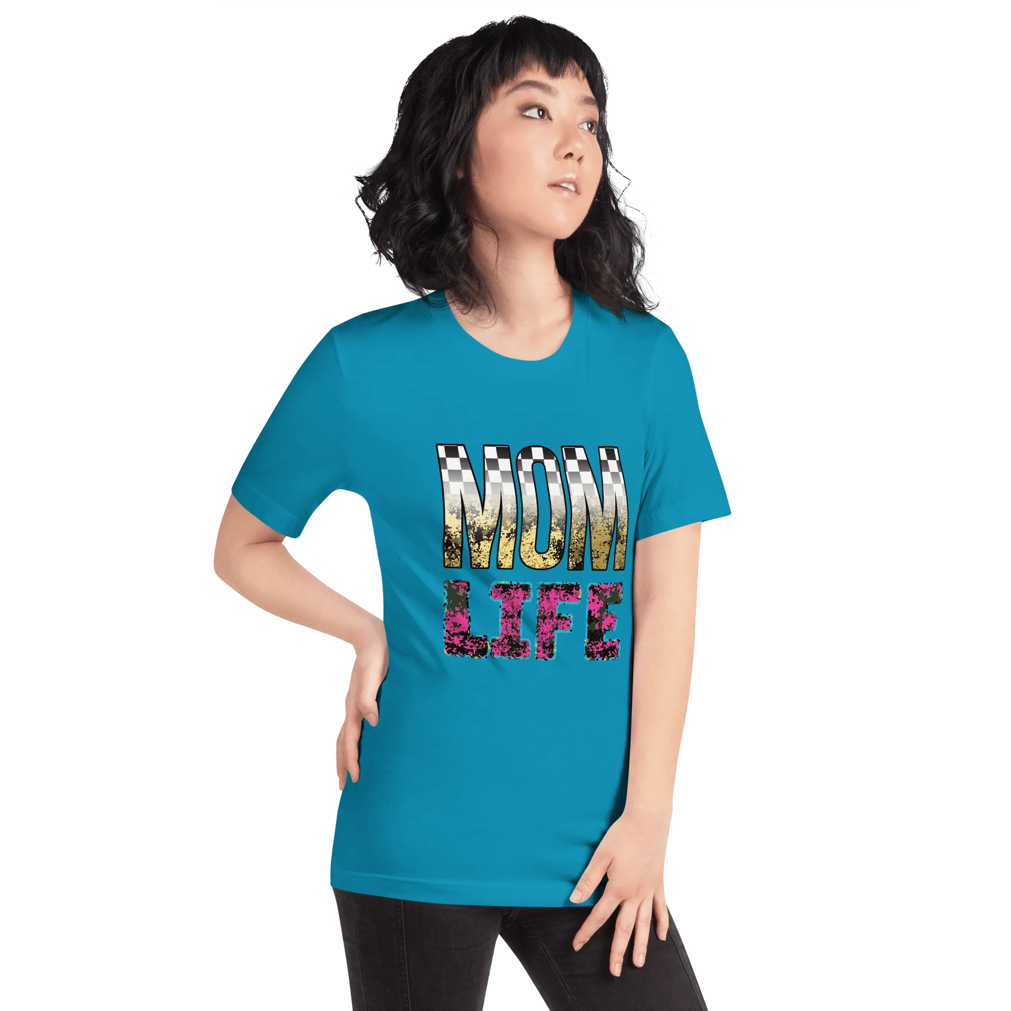 Mom Life Racing Unisex T-shirt