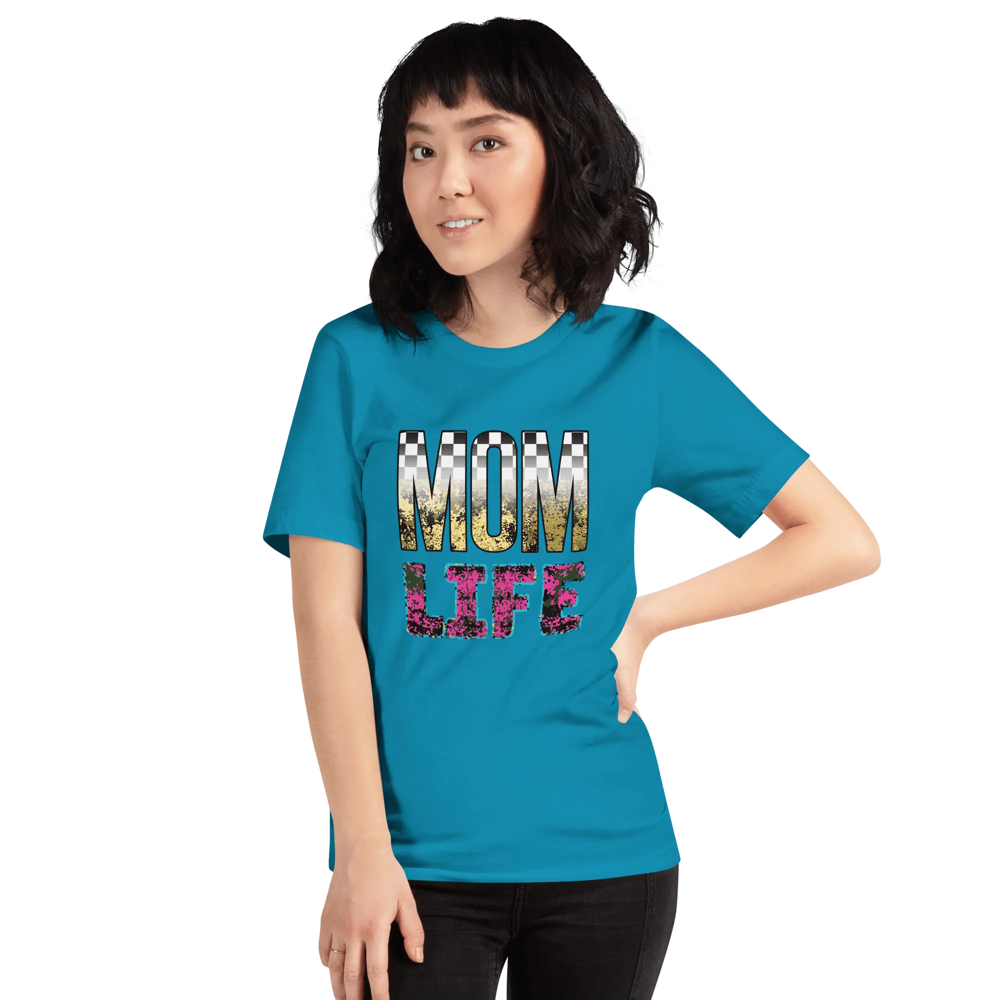Mom Life Racing Unisex T-shirt