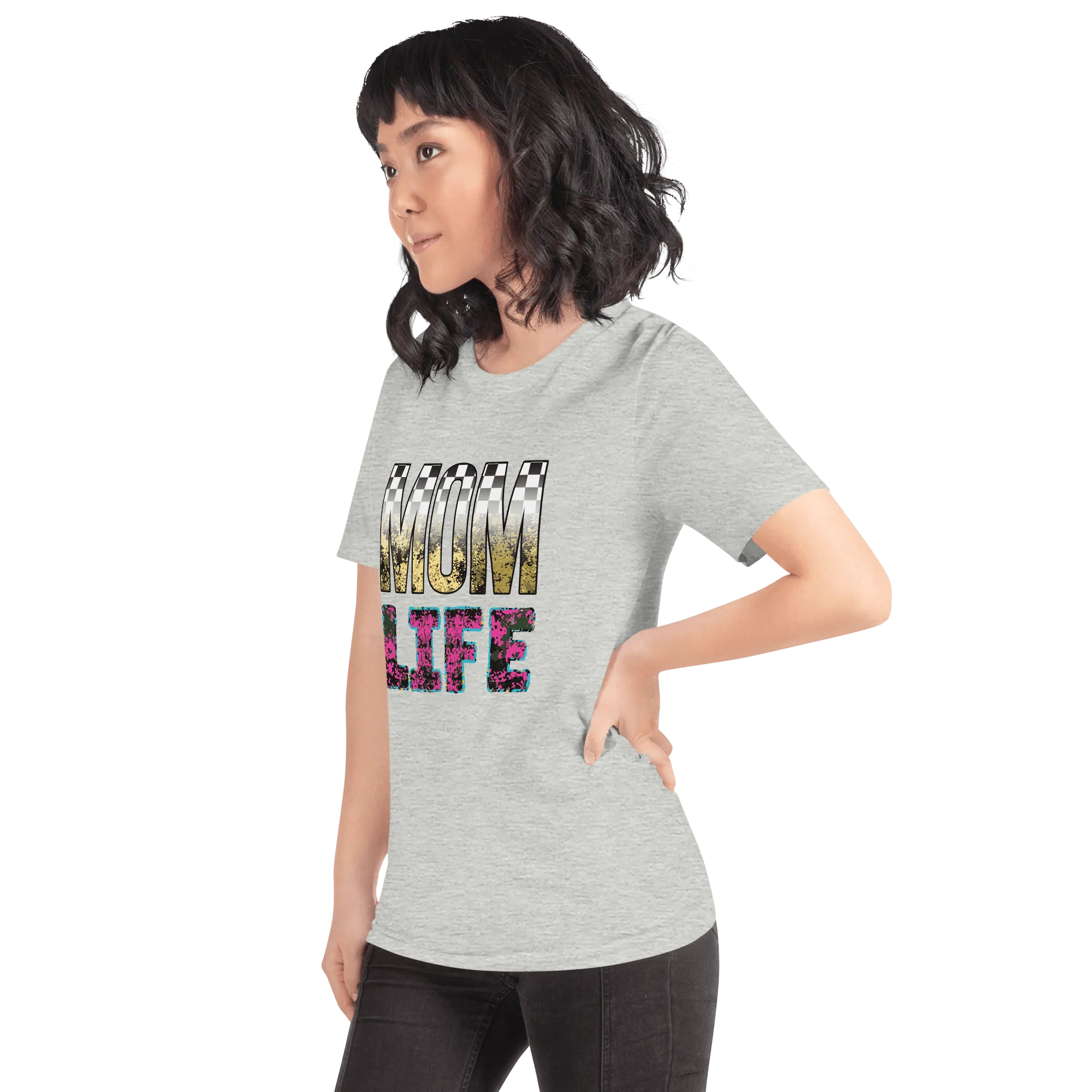Mom Life Racing Unisex T-shirt