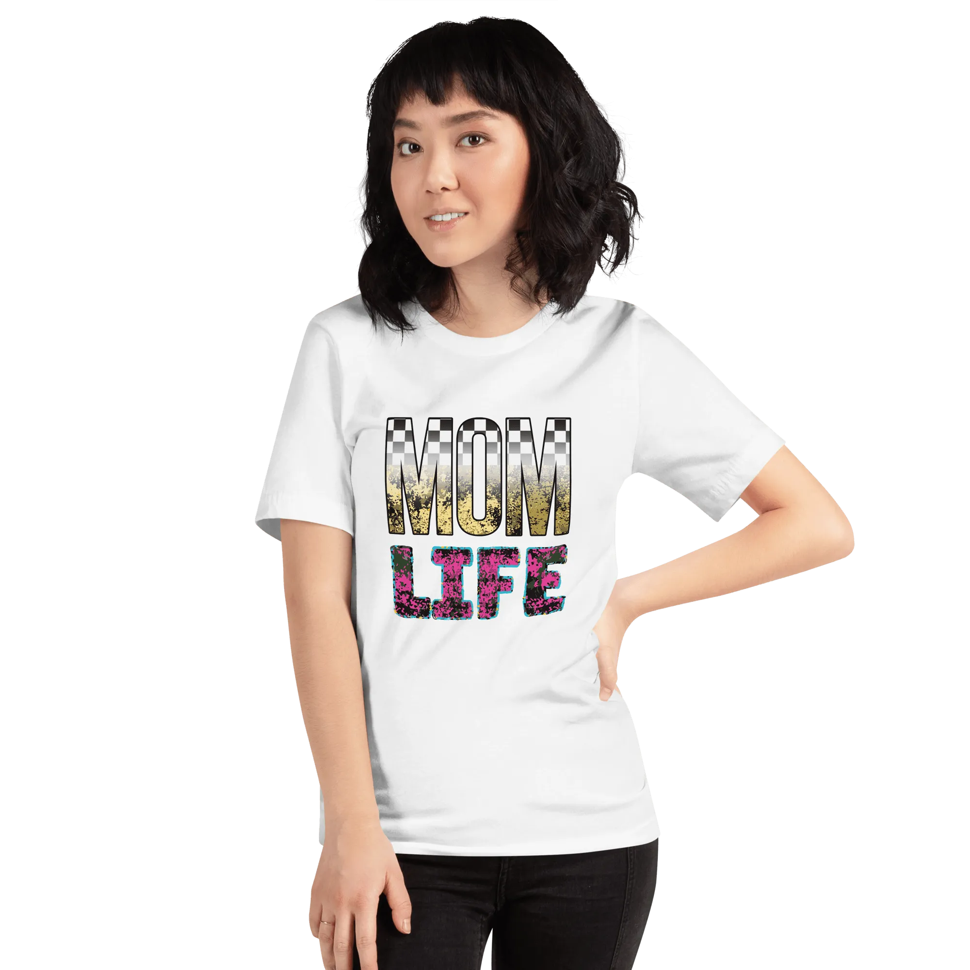 Mom Life Racing Unisex T-shirt