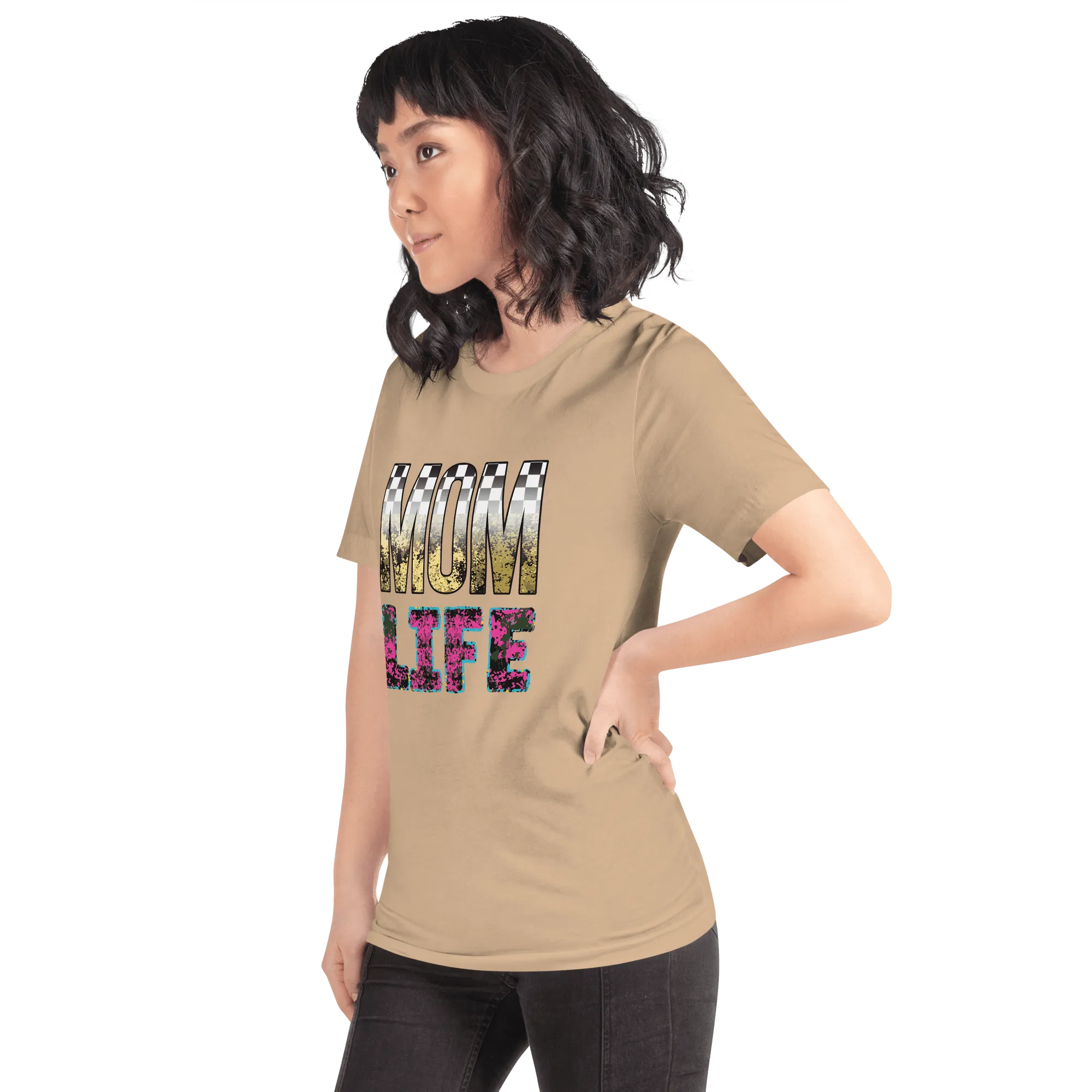 Mom Life Racing Unisex T-shirt