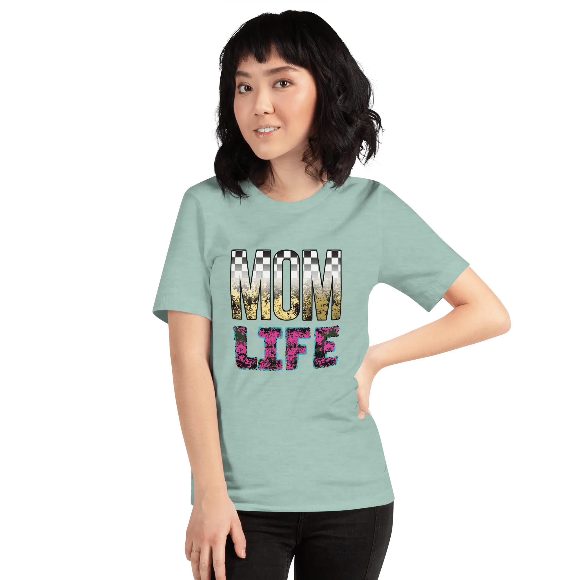 Mom Life Racing Unisex T-shirt