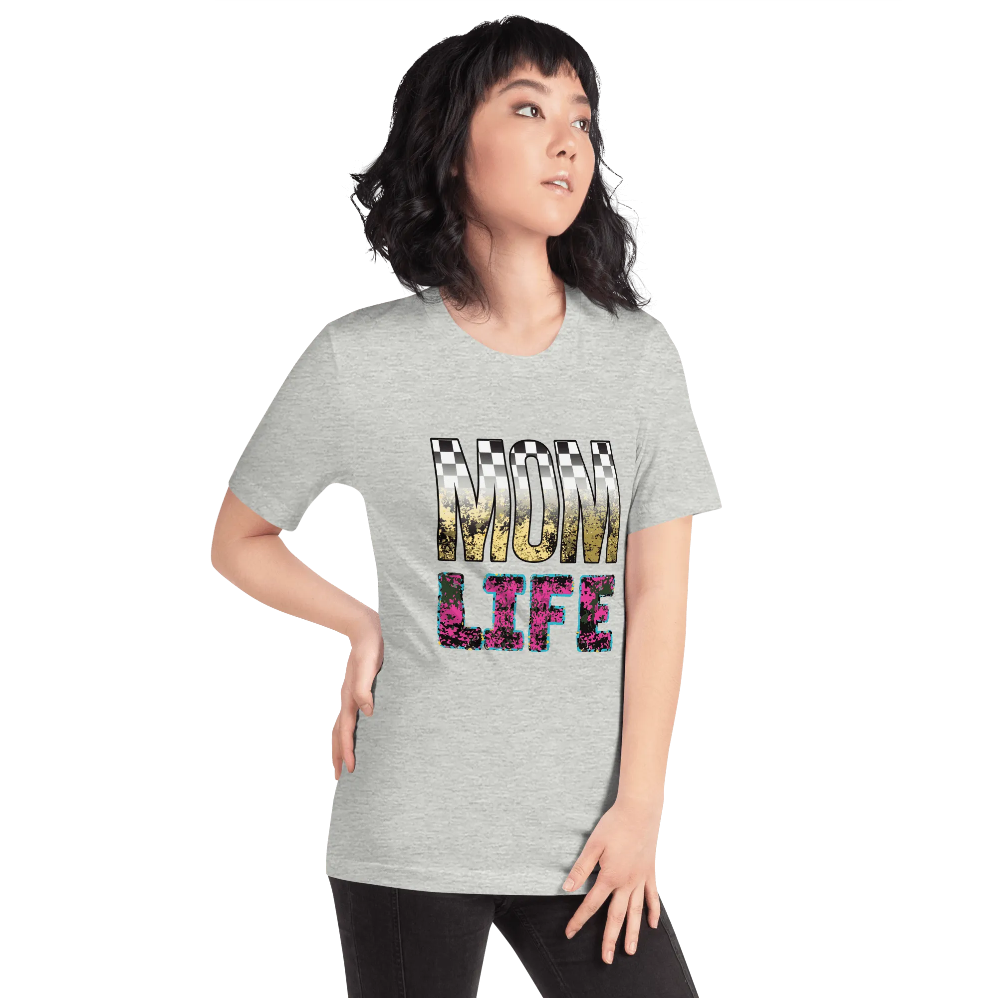 Mom Life Racing Unisex T-shirt