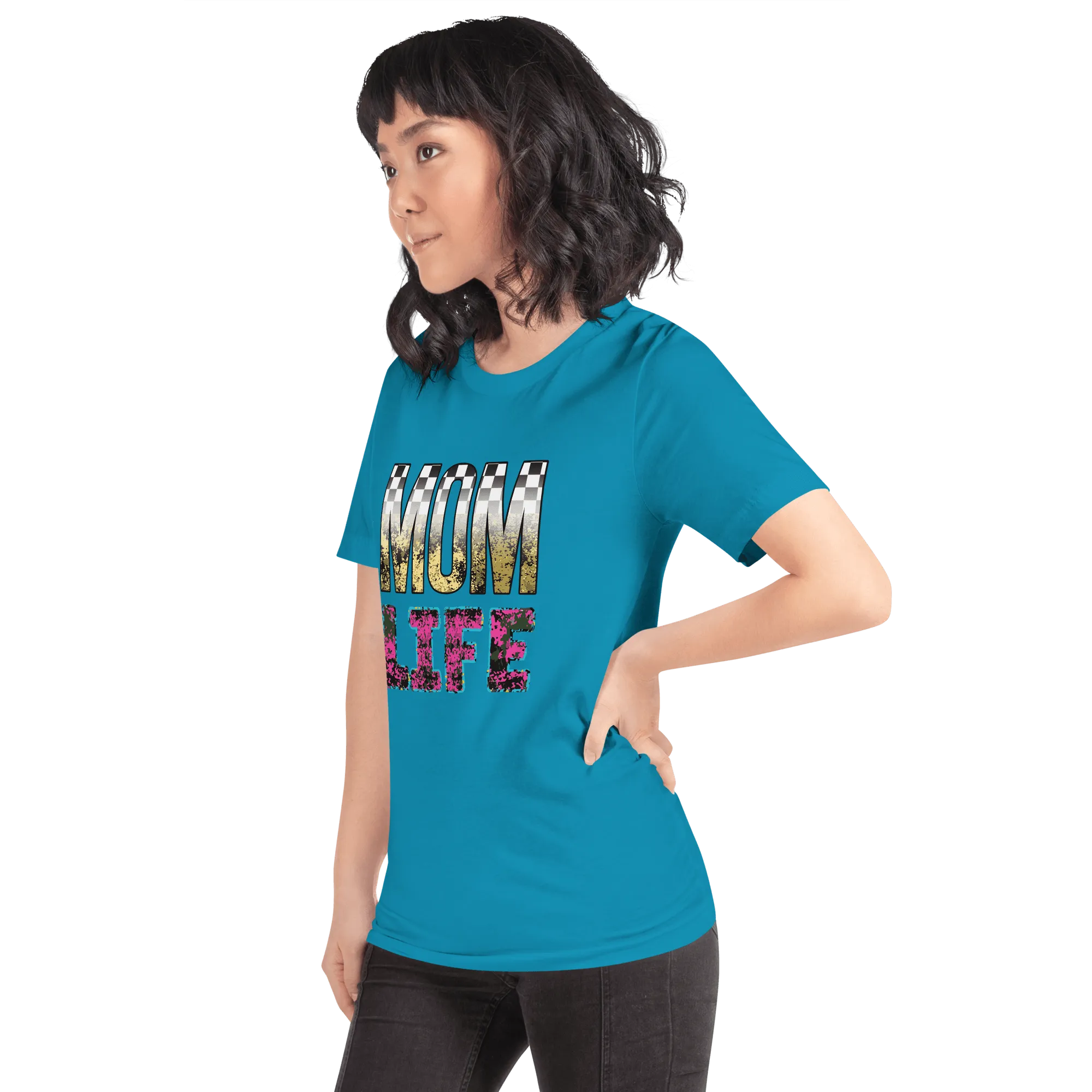 Mom Life Racing Unisex T-shirt