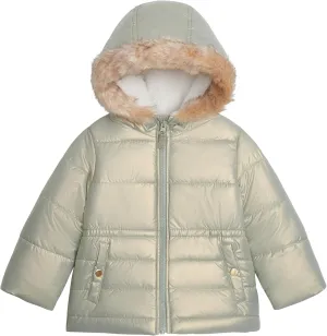 OSHKOSH B'GOSH Girls' Classic Heavyweight Parka with Faux Fur Hood