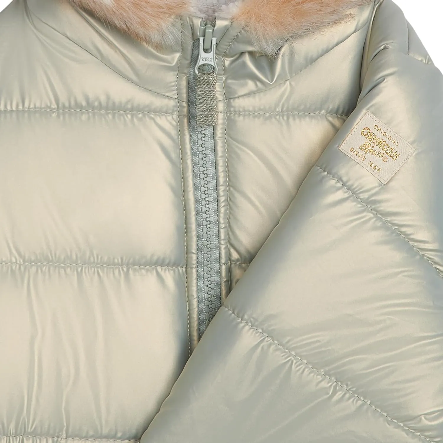 OSHKOSH B'GOSH Girls' Classic Heavyweight Parka with Faux Fur Hood