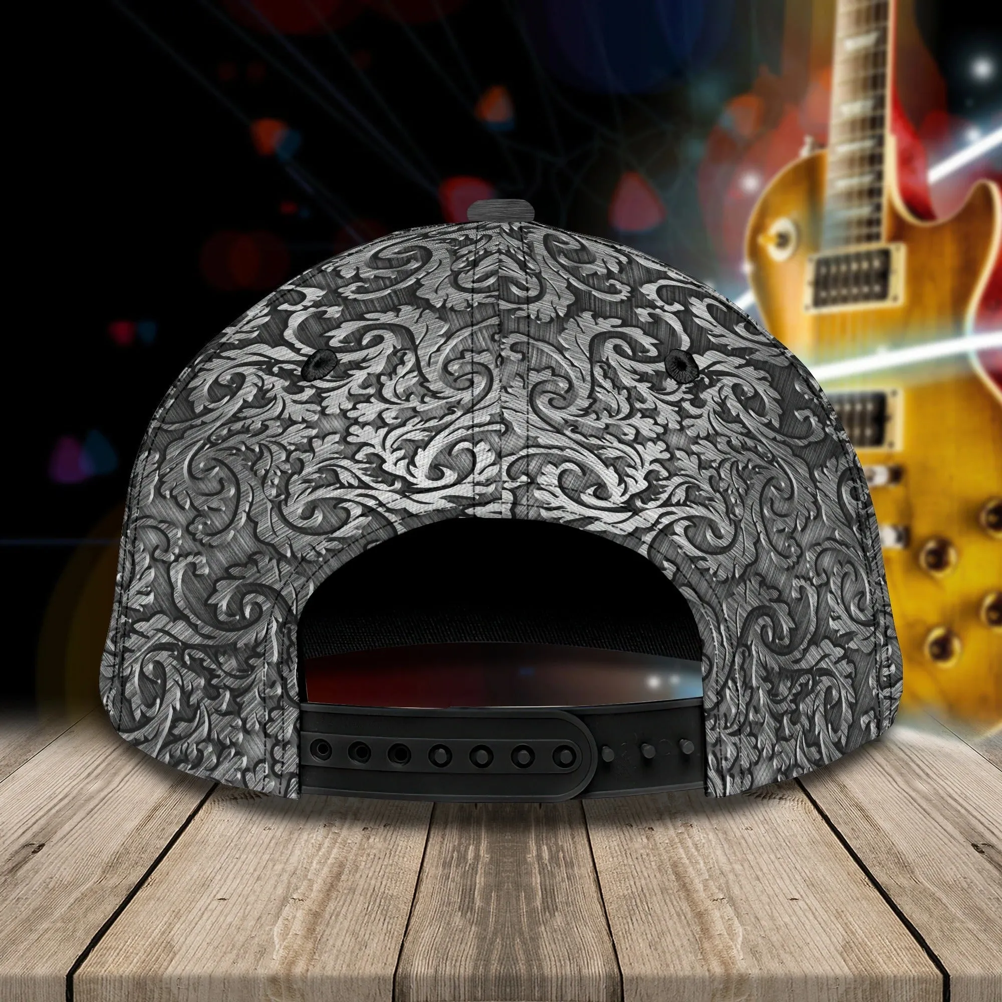 Personalized Classic 3D Guitar Cap, Love Guitar, Baseball Cap For Guitar Man, Gift For Guitar Lover