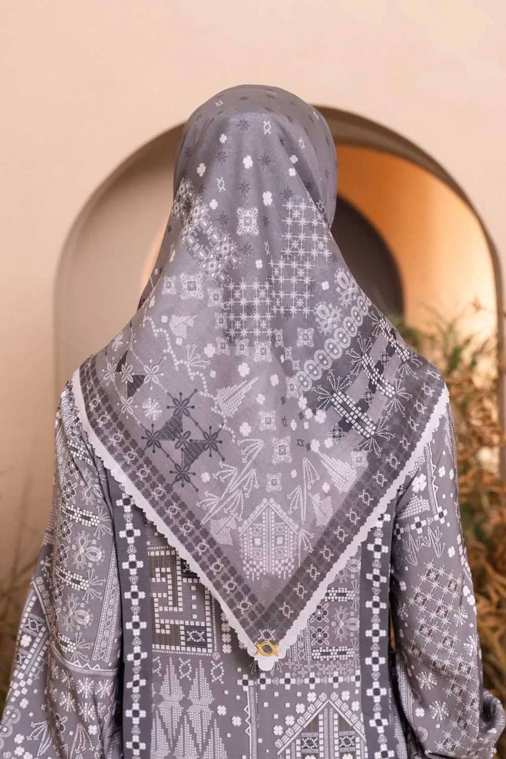 Pre Order - Senggala Scarf Seagrass Twill