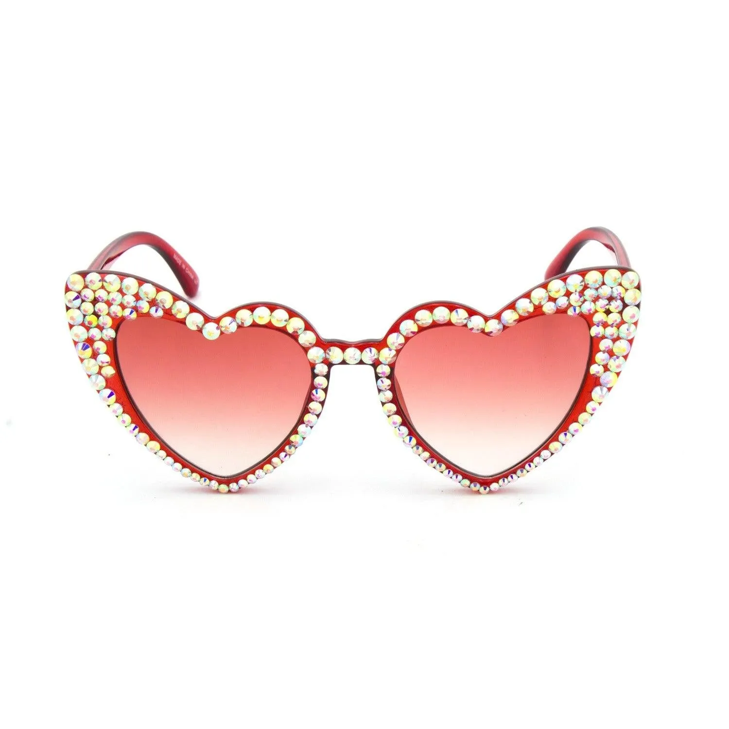 "PRISTY"Heart Shape Plastic Sunglasses